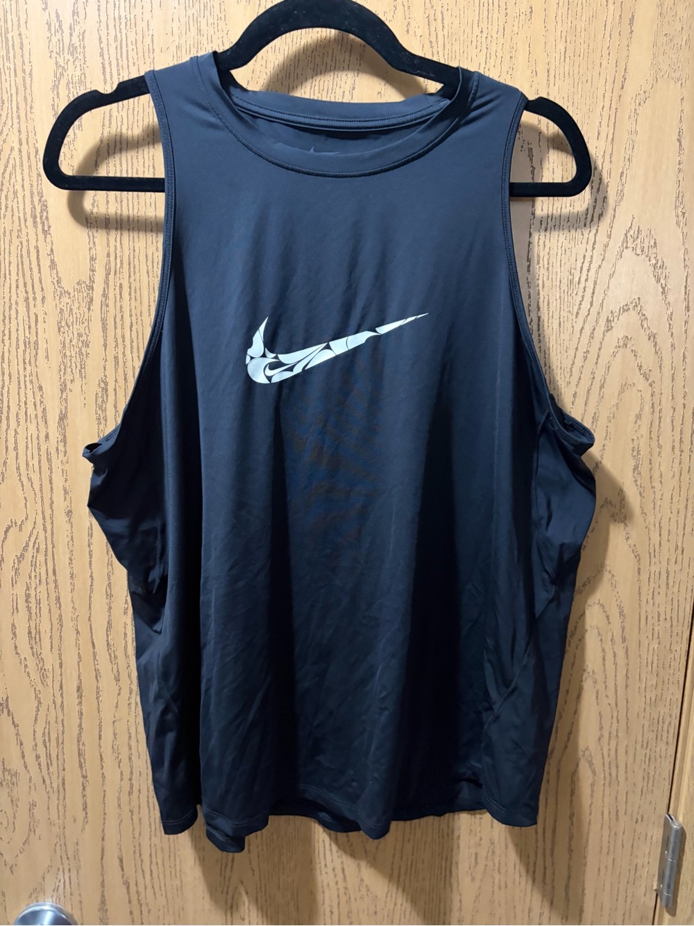Nike Dri-FIT One Black Sleeveless Workout Tank Top Women’s XL